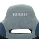 Кресло игровое Бюрократ VIKING 6 KNIGHT BL FABRIC экокожа/ткань синий