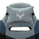 Кресло игровое Бюрократ VIKING 6 KNIGHT BL FABRIC экокожа/ткань синий