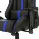 Кресло игровое Бюрократ VIKING ZOMBIE A4 BL экокожа черный/синий