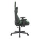 Кресло игровое Бюрократ VIKING ZOMBIE A4 GN экокожа черный/зеленый