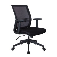 Кресло оператора Riva Chair 668 ткань/сетка черный