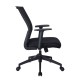 Кресло оператора Riva Chair 668 ткань/сетка черный