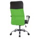 Кресло оператора Riva Chair 8074 ткань/сетка/экокожа черный/зеленый