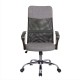 Кресло оператора Riva Chair 8074 F ткань/сетка черный/серый