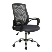 Кресло оператора Riva Chair 8081 ткань серый