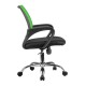 Кресло оператора Riva Chair 8085 JE ткань/сетка черный/зеленый