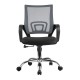 Кресло оператора Riva Chair 8085 JE ткань/сетка черный/серый