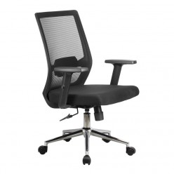 Кресло оператора Riva Chair 851E ткань/сетка черный