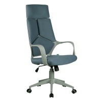 Кресло оператора Riva Chair 8989 grey ткань серый