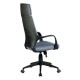 Кресло оператора Riva Chair 8989 black ткань серый