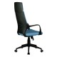 Кресло оператора Riva Chair 8989 black ткань синий