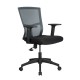 Кресло оператора Riva Chair 923 ткань/сетка серый/черный
