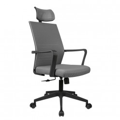Кресло оператора Riva Chair A818 сетка серый