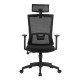 Кресло оператора Riva Chair A926 ткань/сетка черный