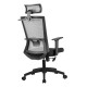 Кресло оператора Riva Chair A926 ткань/сетка черный/серый