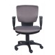 Кресло оператора Riva Chair RCH 626 ткань серый/бежевый