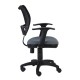 Кресло оператора Riva Chair RCH 797 ткань/сетка серый/черный