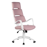Кресло оператора Riva Chair SAKURA white ткань розовый