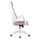 Кресло оператора Riva Chair SAKURA white ткань розовый