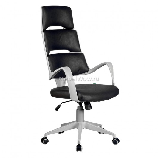 Кресло оператора Riva Chair SAKURA grey ткань фьюжн черный