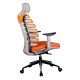 Кресло оператора Riva Chair SHARK ткань оранжевый