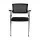 Кресло посетителя Riva Chair 462E ткань/сетка черный