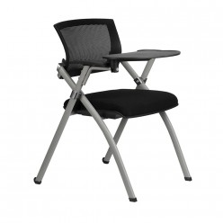 Кресло посетителя Riva Chair 462TE ткань/сетка черный