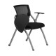 Кресло посетителя Riva Chair 462TE ткань/сетка черный