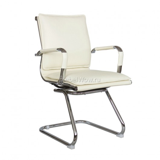 Кресло посетителя Riva Chair 6003-3 экокожа бежевый