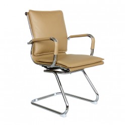 Кресло посетителя Riva Chair 6003-3 экокожа кэмел