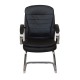 Кресло посетителя Riva Chair 9024-4 экокожа черный