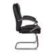 Кресло посетителя Riva Chair 9024-4 экокожа черный
