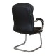 Кресло посетителя Riva Chair 9024-4 экокожа черный