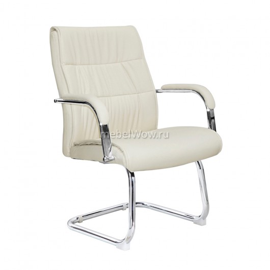 Кресло посетителя Riva Chair 9249-4 экокожа бежевый