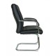 Кресло посетителя Riva Chair 9249-4 экокожа черный