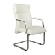 Кресло посетителя Riva Chair C1511 кожа белый