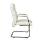 Кресло посетителя Riva Chair C1511 кожа белый