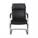 Кресло посетителя Riva Chair C1511 кожа черный