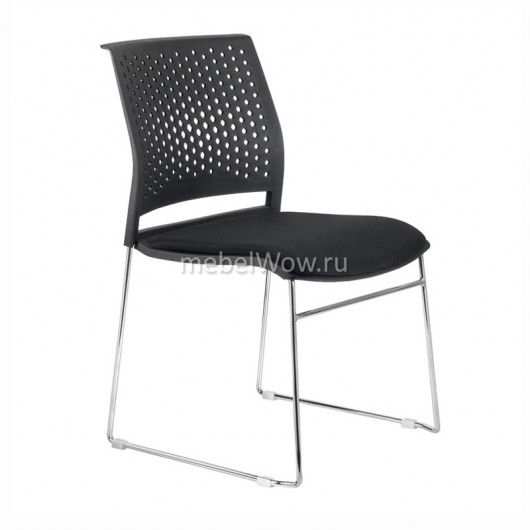 Кресло посетителя Riva Chair D918В пластик черный