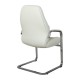 Кресло посетителя Riva Chair F385 кожа белый