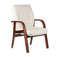 Кресло посетителя Riva Chair M 155 D/B экокожа бежевый