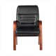Кресло посетителя Riva Chair M 155 D/B экокожа черный