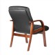 Кресло посетителя Riva Chair M 165 D/B кожа черный