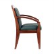 Кресло посетителя Riva Chair M 175 D кожа зеленый