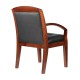 Кресло посетителя Riva Chair M 175 D кожа черный