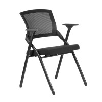 Кресло посетителя Riva Chair M2001 ткань/сетка черный