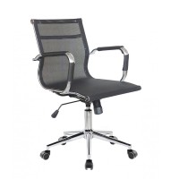 Кресло руководителя Riva Chair 6001-2 S сетка черный