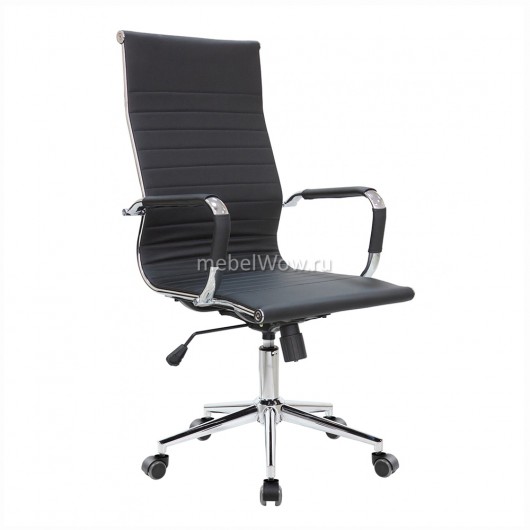 Кресло руководителя Riva Chair 6002-1 S экокожа черный