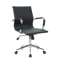 Кресло руководителя Riva Chair 6002-2 S экокожа черный