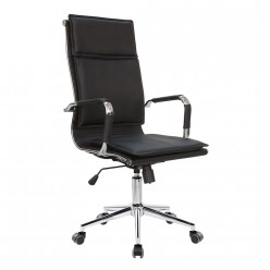 Кресло руководителя Riva Chair 6003-1 S экокожа черный